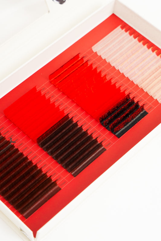 ‘’Mama's Red Collection”  Big Lash Tray (RED)