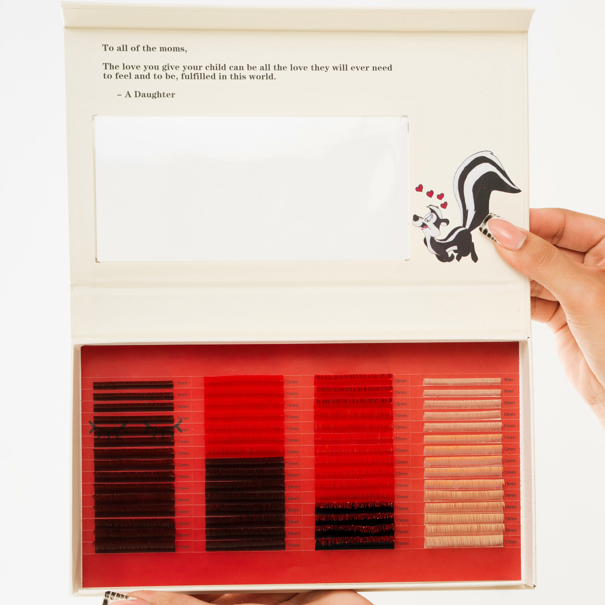 ‘’Mama's Red Collection”  Big Lash Tray (RED)
