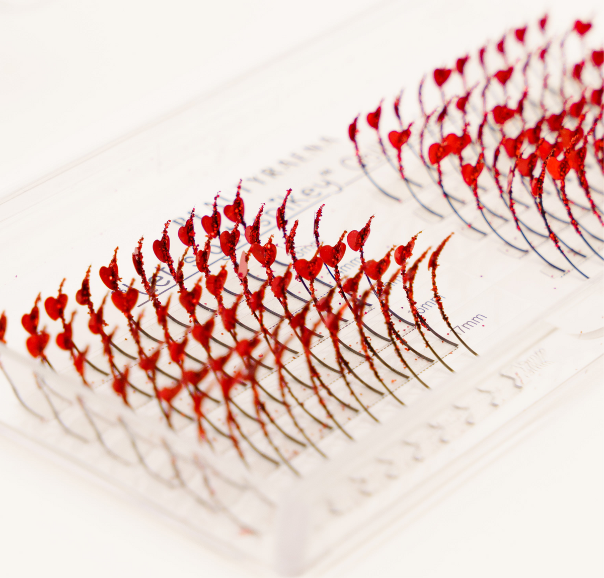 Pre-Made Spikes with Red Hearts